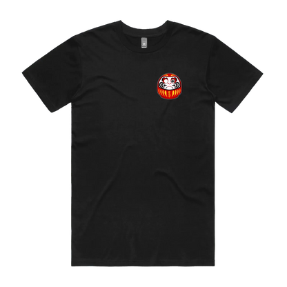 Black front flat lay