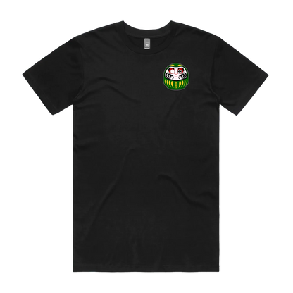 Black front flat lay