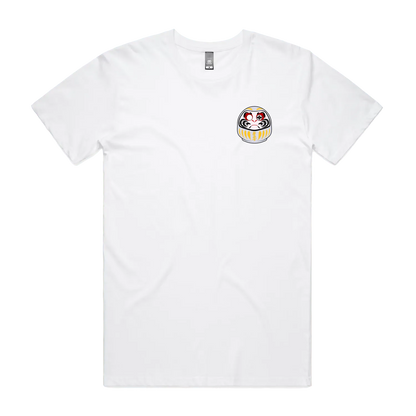 White front flat lay